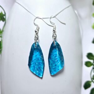 ER5 -  Blue Dot Dangle Earrings