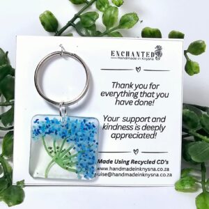 Thank You Card - Blue Flower